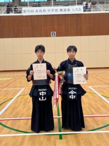 剣道部 県新人大会 優勝